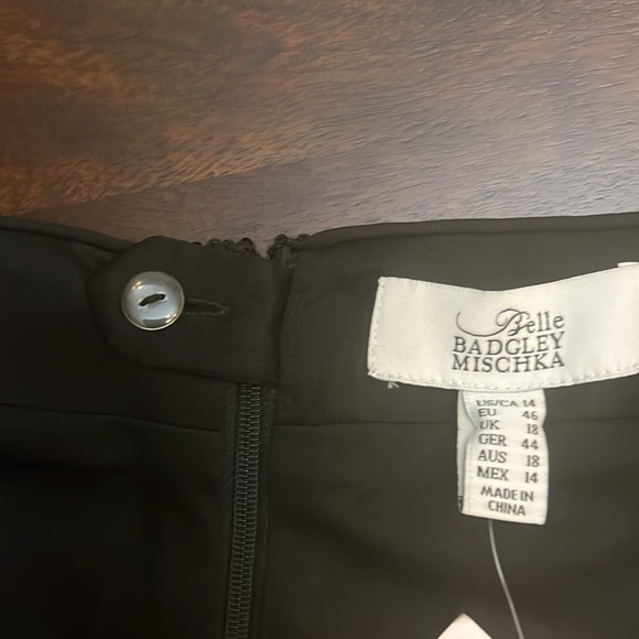 Belle Badgley Mischka Iris Sequin Flat Front Pants - Picture 15 of 16